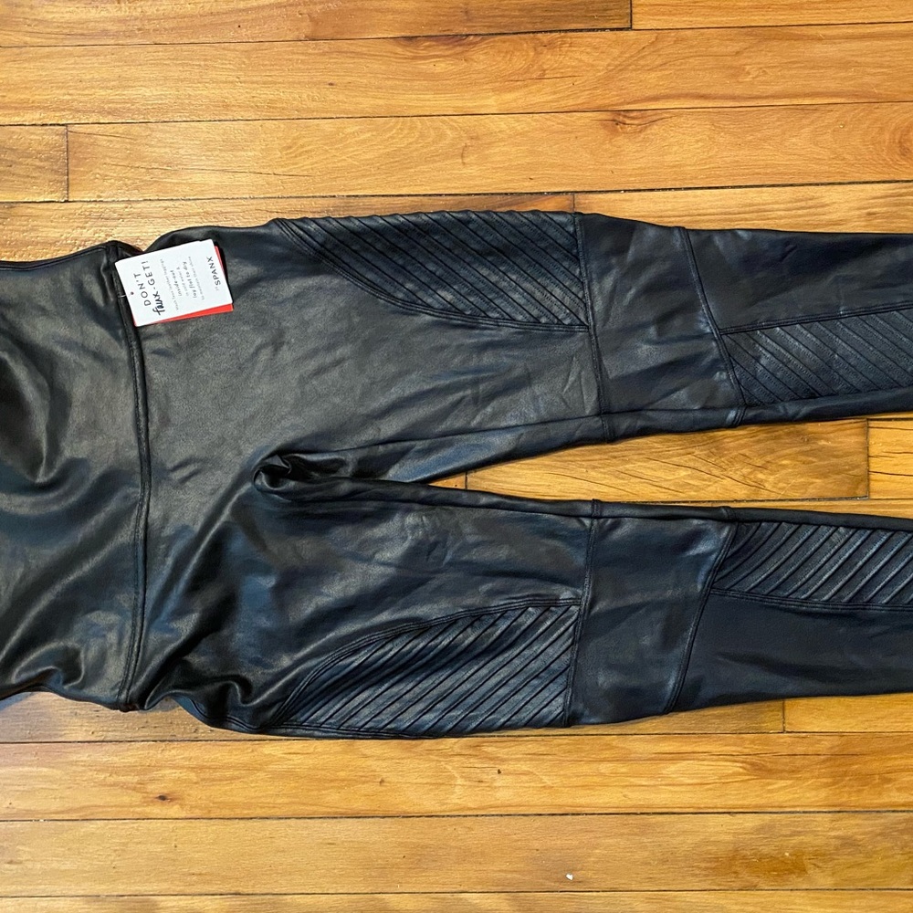 SPANX Faux Leather Leggings